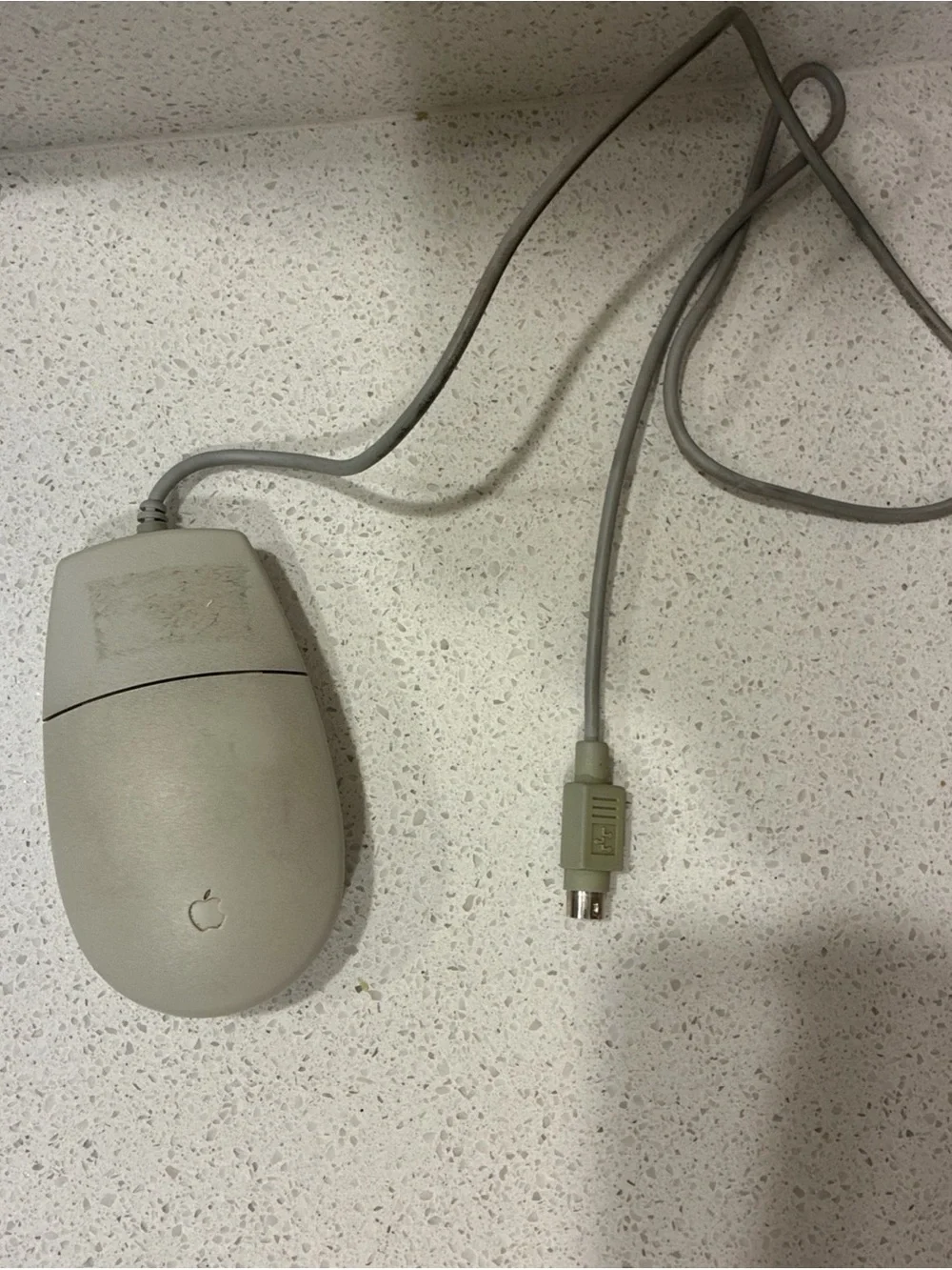Apple Beige PS/2 Wired Desktop Mouse